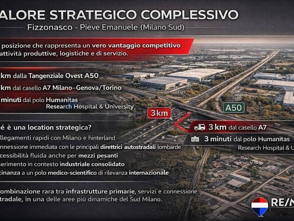 Capannone Industriale Pieve Emanuele, MI Vendita - Foto 4