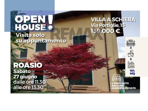 Villa a schiera Roasio, VC Vendita
