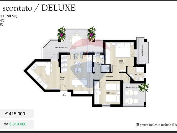 Appartamento Ladispoli, RM Vendita