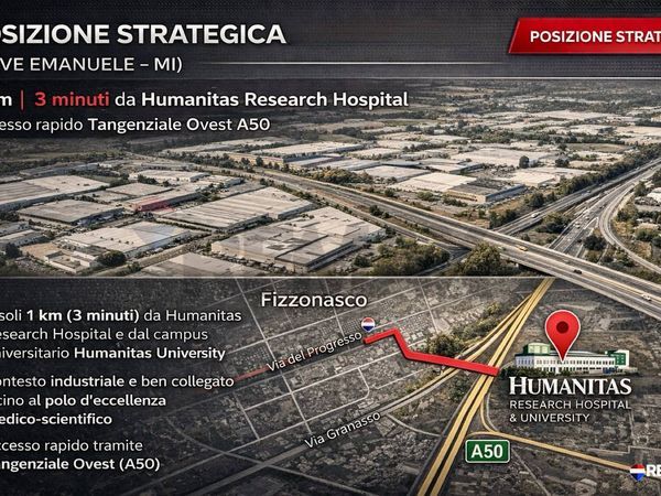 Capannone Industriale Pieve Emanuele, MI Vendita - Foto 2