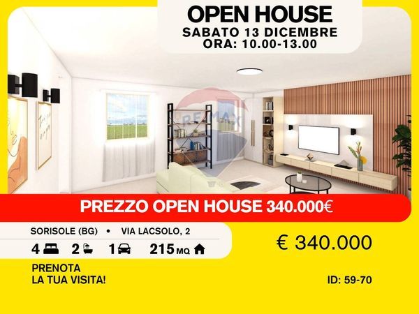 Casa Indipendente Sorisole, BG Vendita