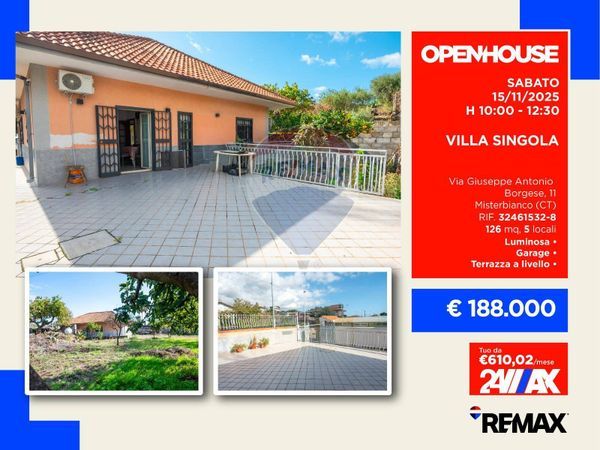 Villa singola Misterbianco, CT Vendita