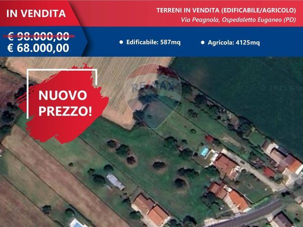Terreno Edificabile Ospedaletto Euganeo, PD Vendita