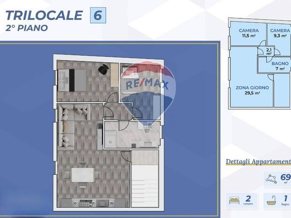 Appartamento Treviolo, BG Vendita - Foto 3