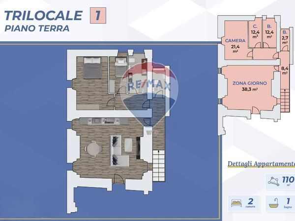 Appartamento Treviolo, BG Vendita