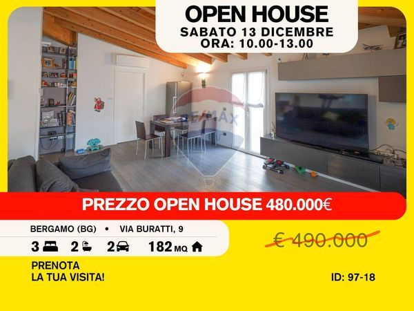 Attico/Mansarda Redona, Bergamo, BG Vendita