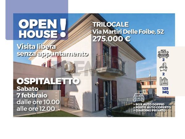 Villa a schiera Ospitaletto, BS Vendita