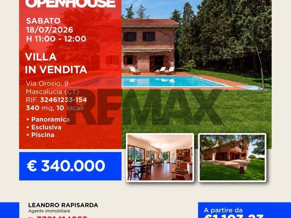 Villa singola Mascalucia, CT Vendita