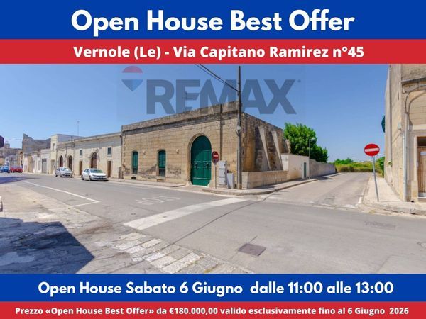 Casa Indipendente Vernole, LE Vendita