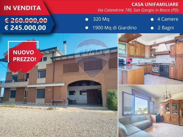 Casa Indipendente San Giorgio in Bosco, PD Vendita