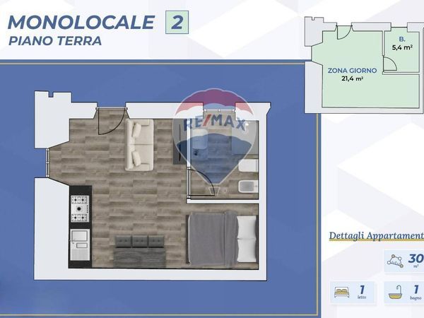 Appartamento Treviolo, BG Vendita - Foto 2