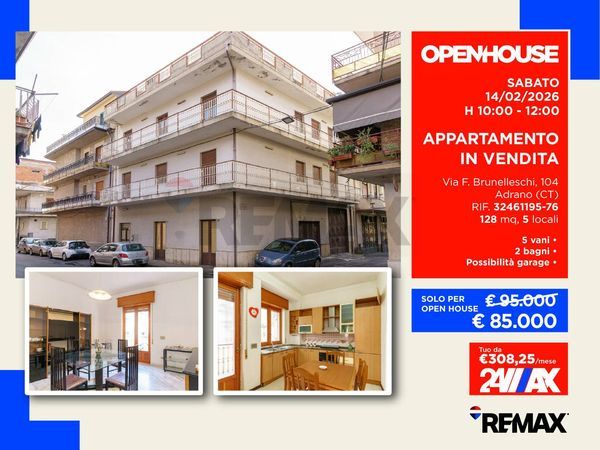 Appartamento Adrano, CT Vendita